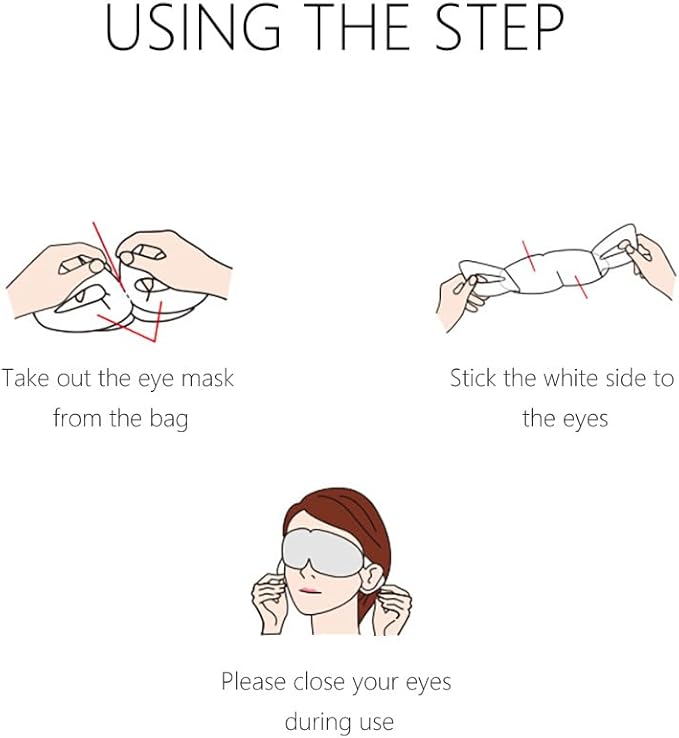 Steam Eye Mask, 10/20 / 30 Packs Self-Heating Eye Mask, Eye SPA Mask, Relieve Eye Strain Fatique, Dark Circles, Puffiness, Soothing Moist Heat Eye Masks, Festivals Travel & Relaxation Gifts (20)