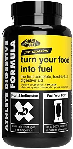 Gains in Bulk, Athlete Digestive Formula, (90 Count) 8 Strains 16 different