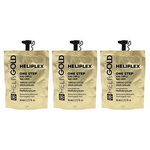 Heliplex One Step Hair Serum for Unisex - 1.7 oz Serum - Pack of 3