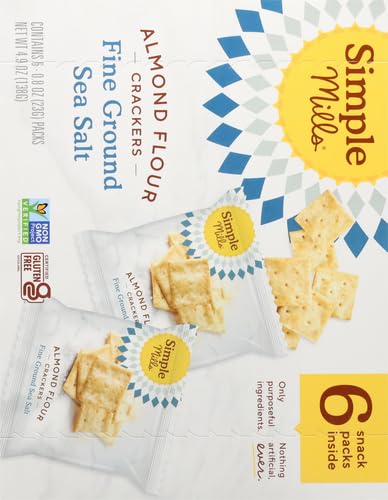 Simple Mills Almond Flour Crackers, Fine 4.9 Ounce 1)
