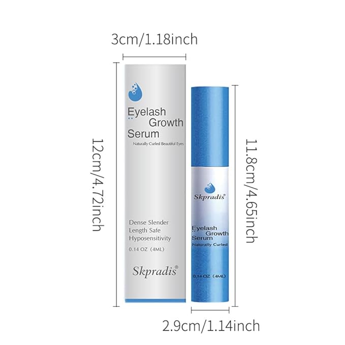 Advanced Lash Serum for Eyelash Growth: Eyelash Enhancing Serum to Grow Longer Fuller and Thicker Looking Eyelashes - Vegan & Cruelty-Free for Sensitive Eyes, 4mL