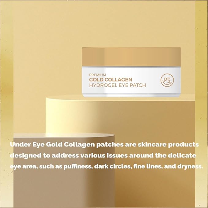Premium Gold Collagen Hydrogel Eye Patch 60-Sheets