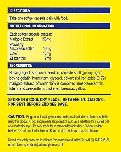 Eye Supplement 90 One-a-Day Capsules