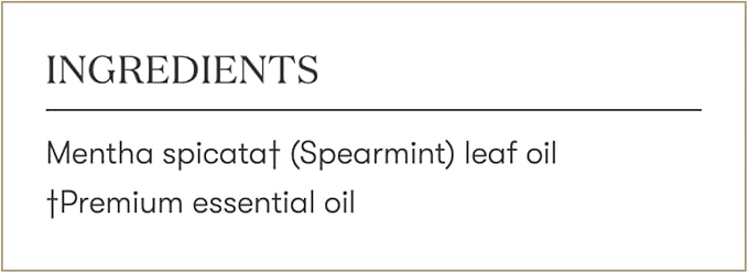 Spearmint Essential Oil 5ml by Young Living - Provides Aromatic Comfort, Digestive and General Wellness Support, Massage Oil, Diffuse it with Citrus Fresh, Refreshing Scent