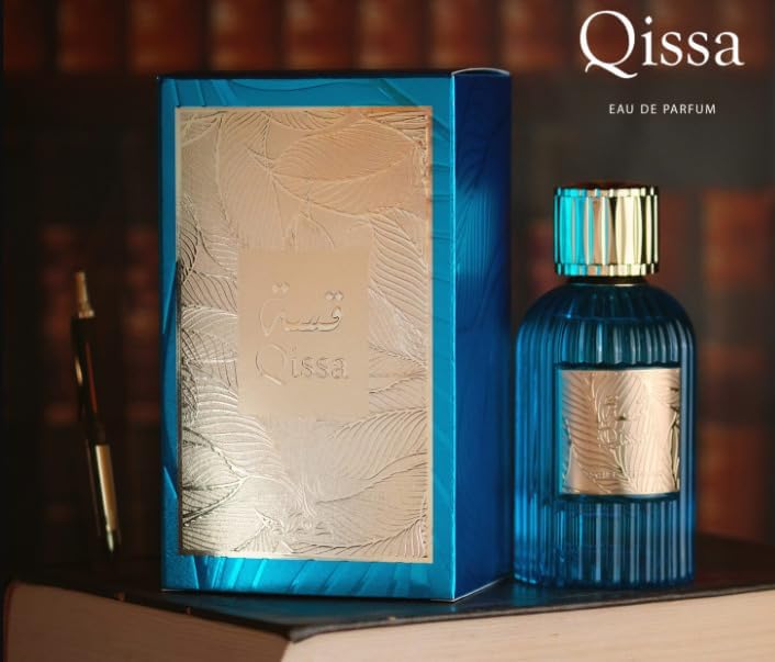 Paris Corner Qissa Blue EDP 3.4 Fl Oz Unisex Long Lasting Scent Fragrance Perfumes