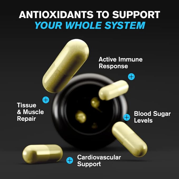 Quercetin 500mg Supplement with Sambucus Elderberry, 50mg, & D3 5000 5000 IU 6 in 1 Black