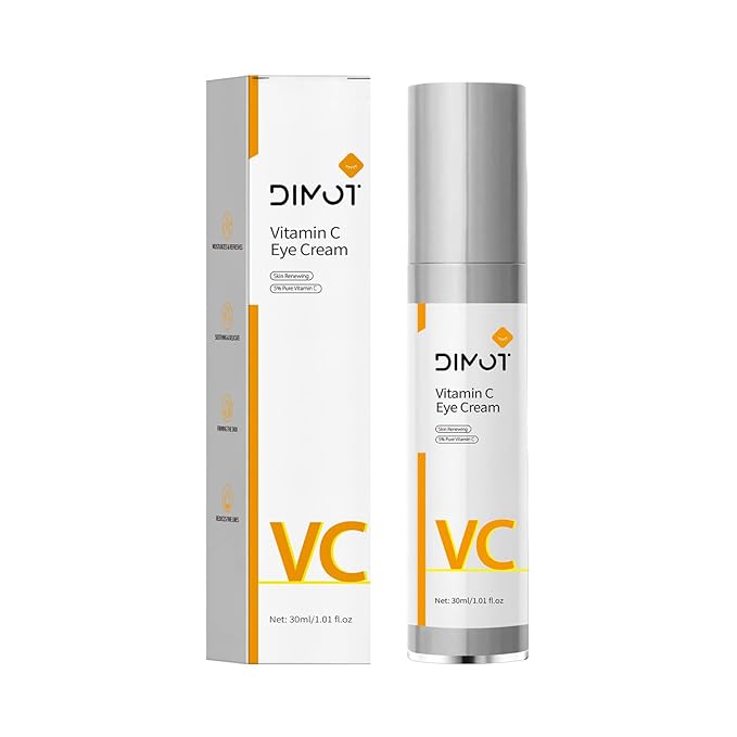 Vitamin C Eye Cream Puffiness Remover Eye Serum Anti-aging & Moisturising Vitamin C Eye Serum Eye Bags Treatment for Men and Women