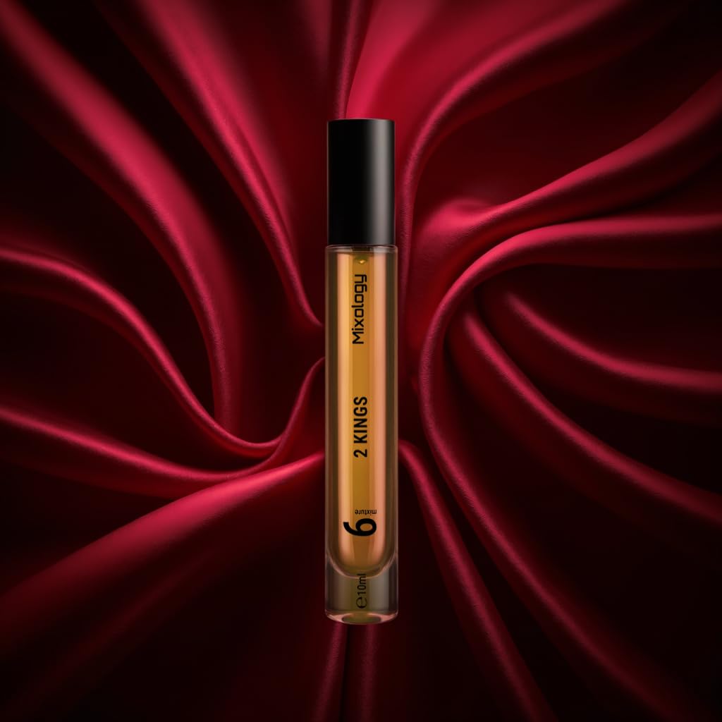 Two Kings Mixology Eau de Parfum - Mixture of B.acarat and Aventus, Unisex Perfume 0.34 Fl Oz (10ml)
