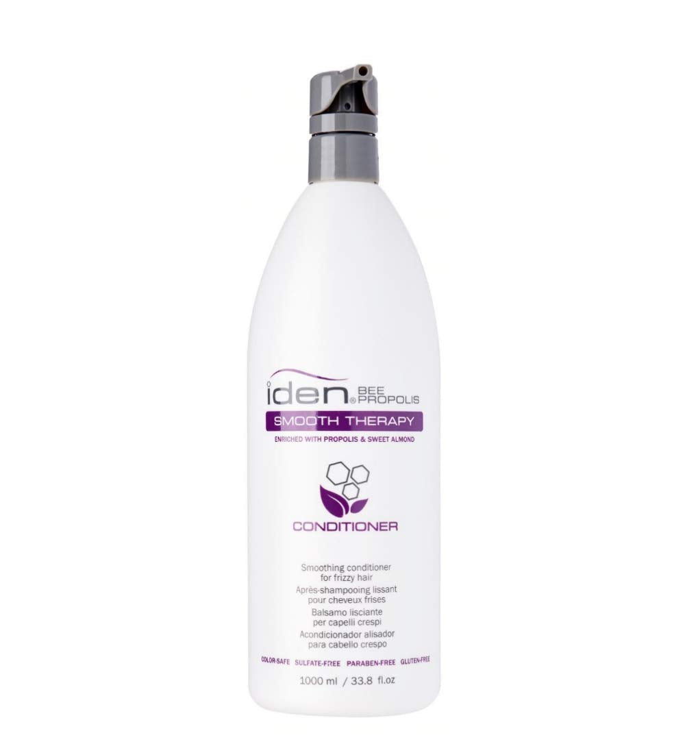 IDEN Bee Propolis Smooth Therapy Conditioner, For Frizzy Hair, Luxurious Shine, Silky Smooth, 33.8 fl.oz