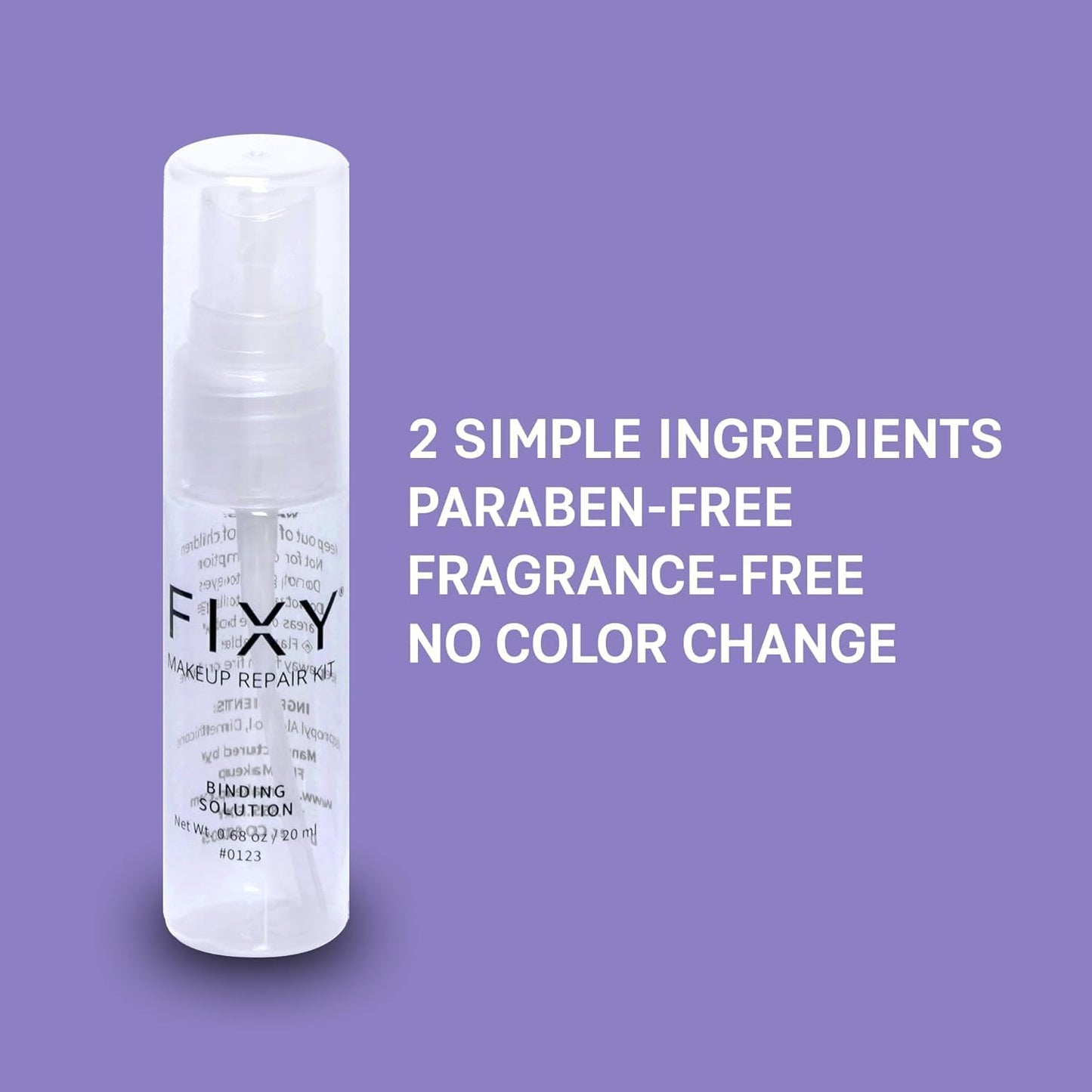 FIXY Makeup Repair Spray - 4oz Solution to Restore Pressed Powders, Eyeshadow, Blush, Bronzer & Highlighter | Vegan, Fragrance-Free, Paraben-Free | Ideal for Makeup Artists & Eco-Conscious Beauty