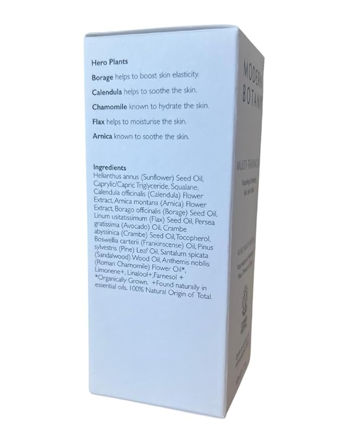 Multi-Tasking Oil | Hydrating & Moisturizing Oil for skin, hair & nails | Dermatologically Tested & Suitable for Sensitive Skin | Cosmos Natural 100% Natural Origin of Total