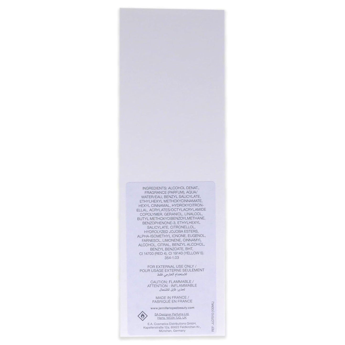 Jennifer Lopez Glow by Jennifer Lopez 100ml Eau De Toilette Spray New, 3.4 Fluid Ounce