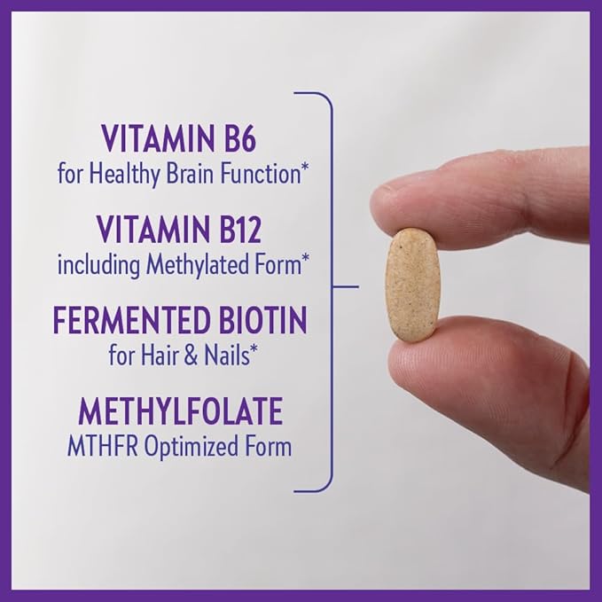 New Chapter Vitamin B Complex, Fermented 100% Vegan, 60 Count
