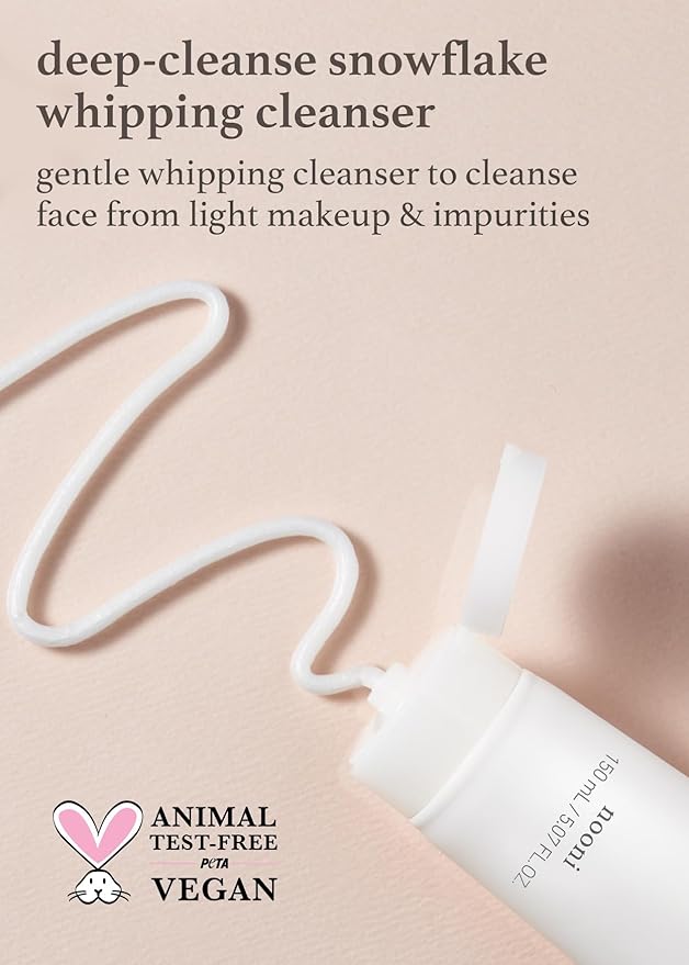 I DEW CARE Hydrogel Eye Patch - Starlit Kitten (5 EA) + NOONI Korean Facial Clenaser - Snowflake Whipping Cleanser 5.07 Fl Oz Bundle