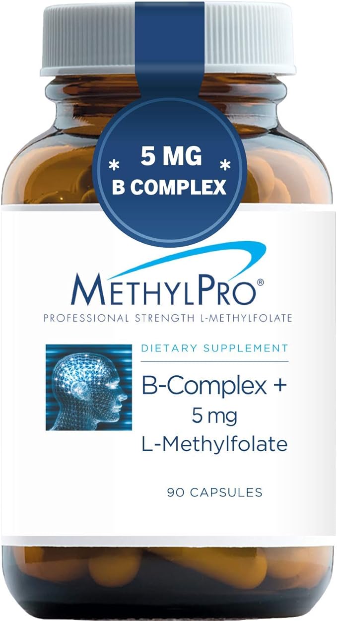 MethylPro B Complex + L Methylfolate 5mg (90 Capsules)