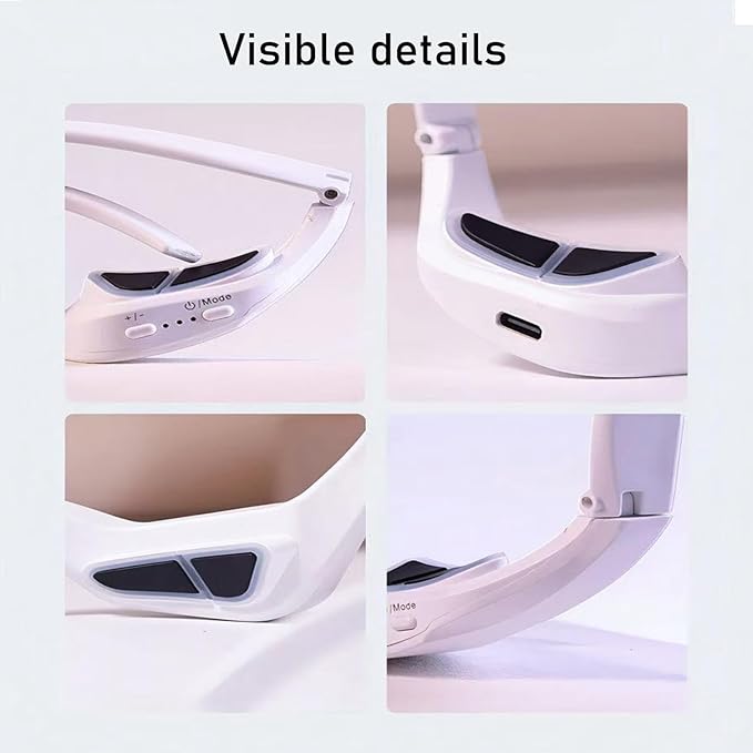 Eye Bag Remover Glasses,Revital Eyes Red Light Glasses, Revital Eyes Red Light Glasses, Eye Beauty Glasses Eyes Bag Remover For Reduce Dark Circles And Wrinkles At Home, One Size