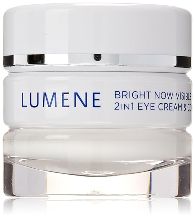 Lumene Bright Now Visible Repair 2 in 1 Eye Cream and Concealer, 0.57 Fluid Ounce