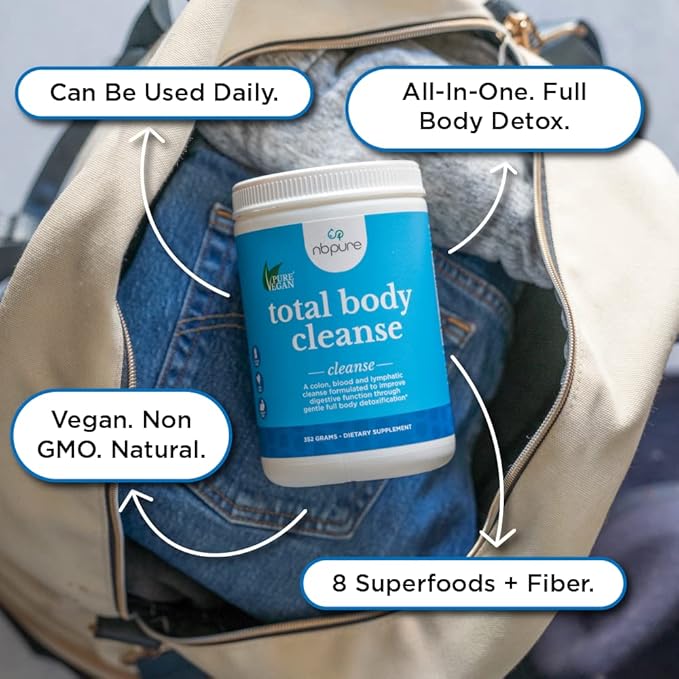 Aerobic Life nbpure Total Body Cleanse Powder Supplement, 352 Grams