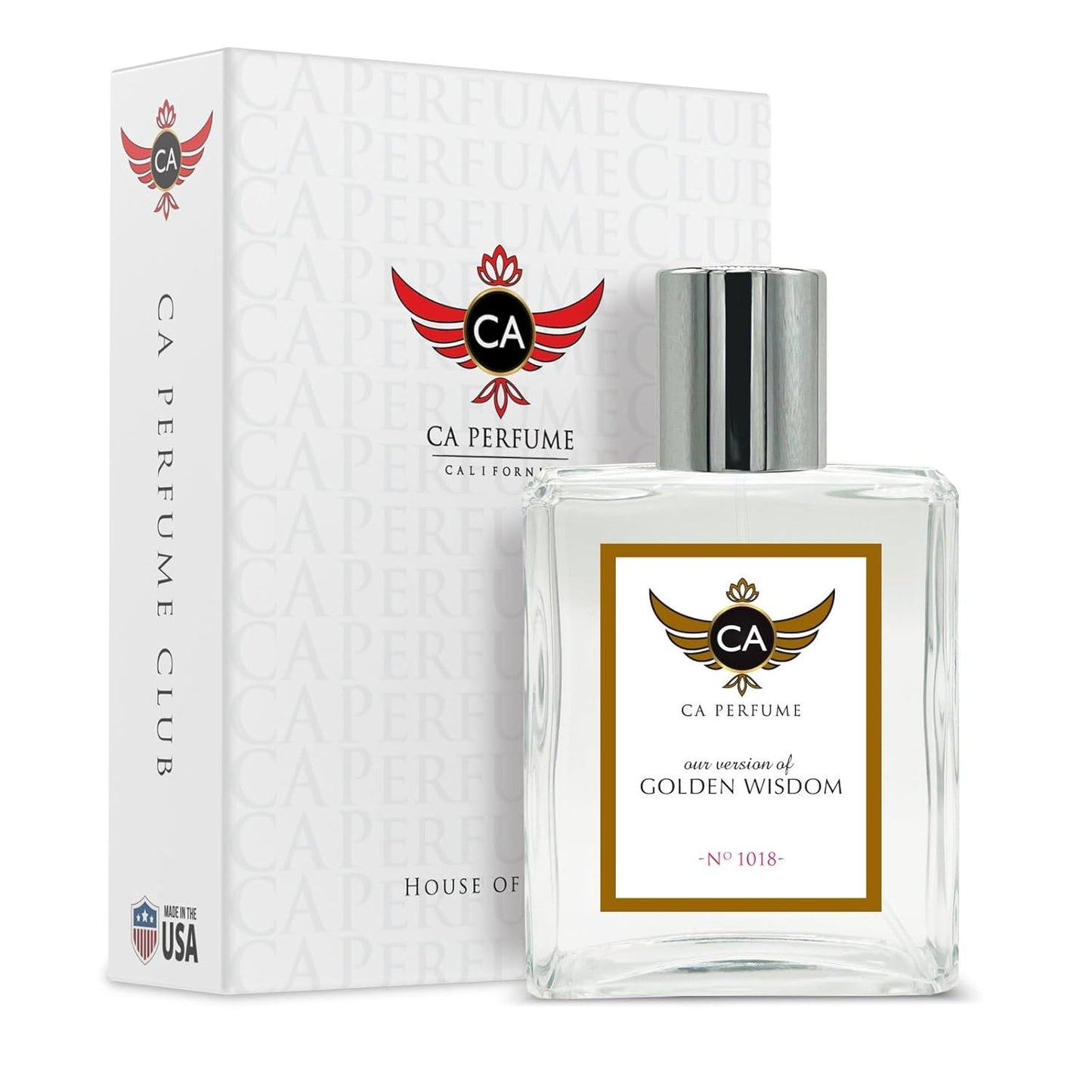 CA Perfume Impression of Golden Wisdom for Women & Men Eau De Parfum Spray Long Lasting Perfume (3.4 Fl Oz / 100ml)