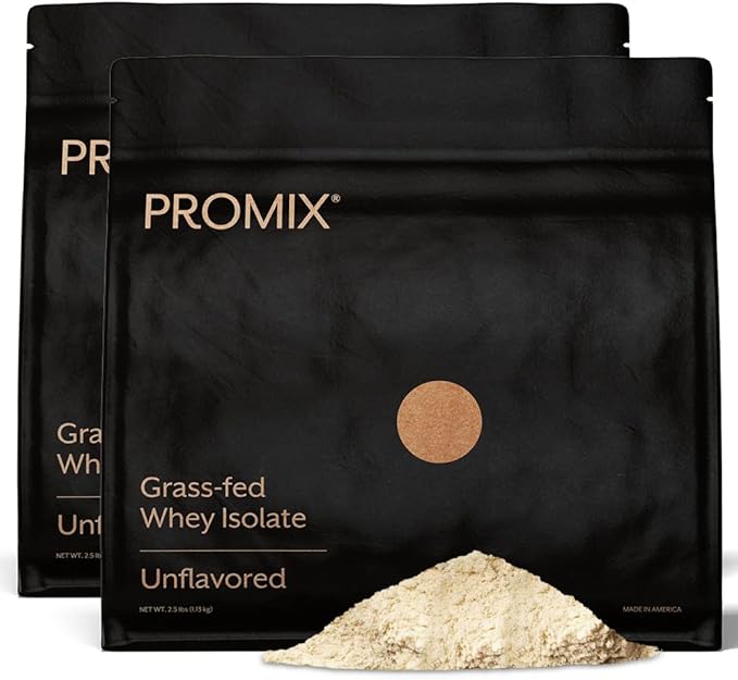 Promix Whey Protein Isolate Powder, Unflavored 5lb Bulk 100% All