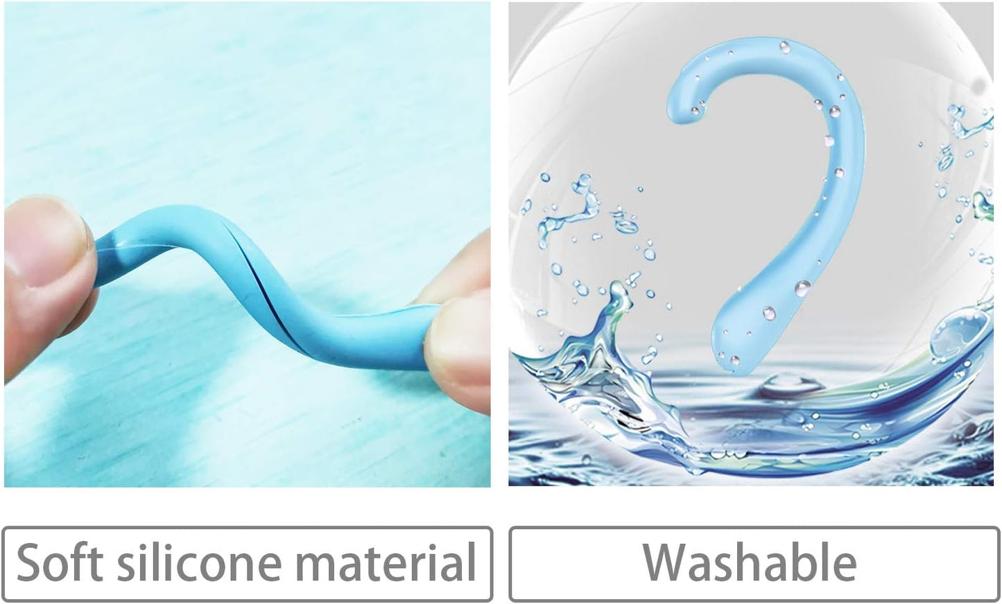 Ear Protectors Anti-Slip Silicone Soft Earloop Relieve Ear Discomfort Silicone Earmuffs