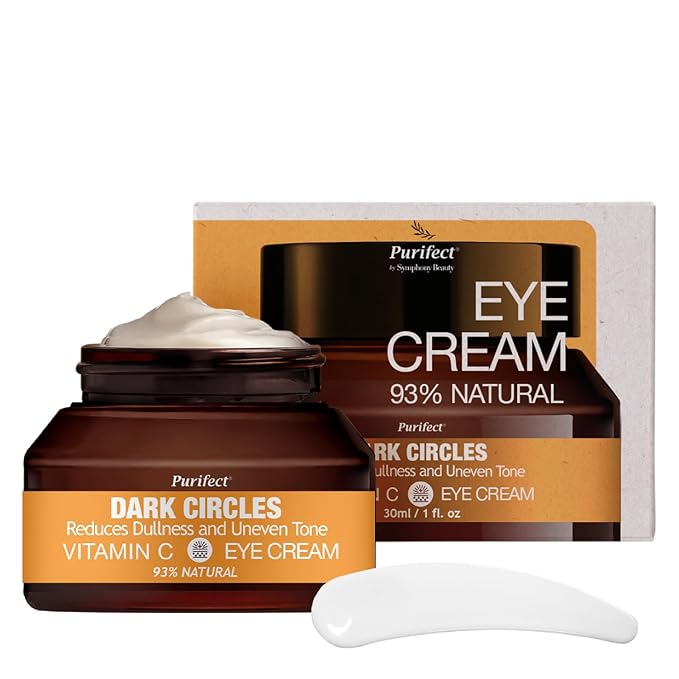 Made in USA Natural Purifect Eye Creams - 30ml (Purifect Dark Circles Vitamin C Eye Cream)