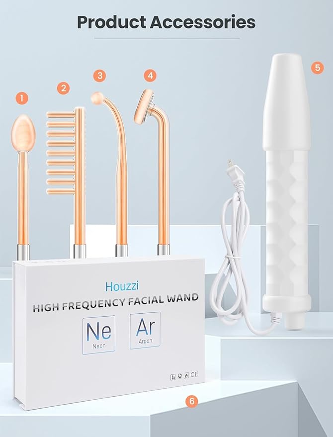 High Frequency Wand - Portable Device, Facial Wand