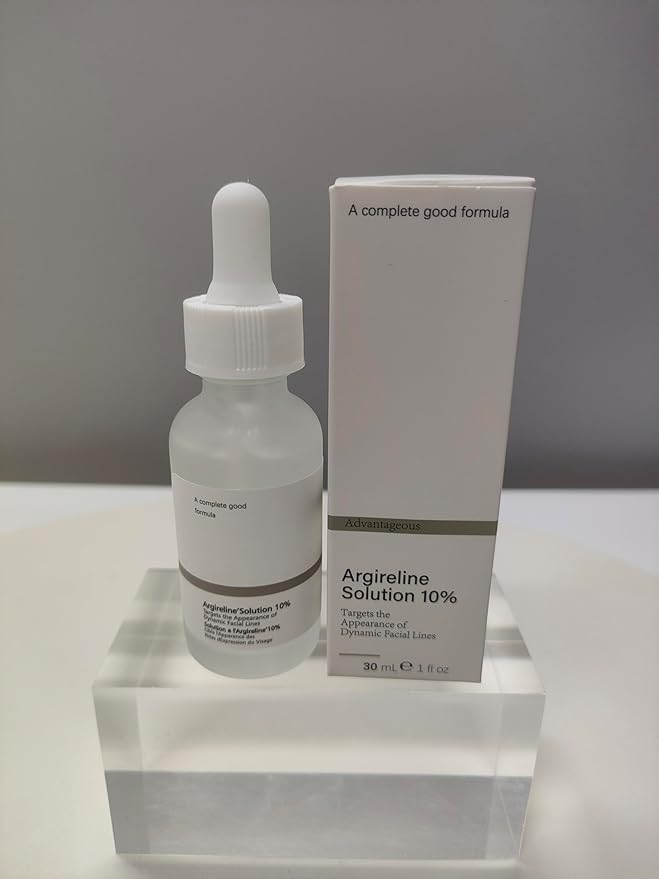 Argireline Serum For Face, 2 PCS Anti-Wrinkle Facial Serum For Oily Skin, Moisturizing Argireline 10% Solution For Women, Peptides Serum.