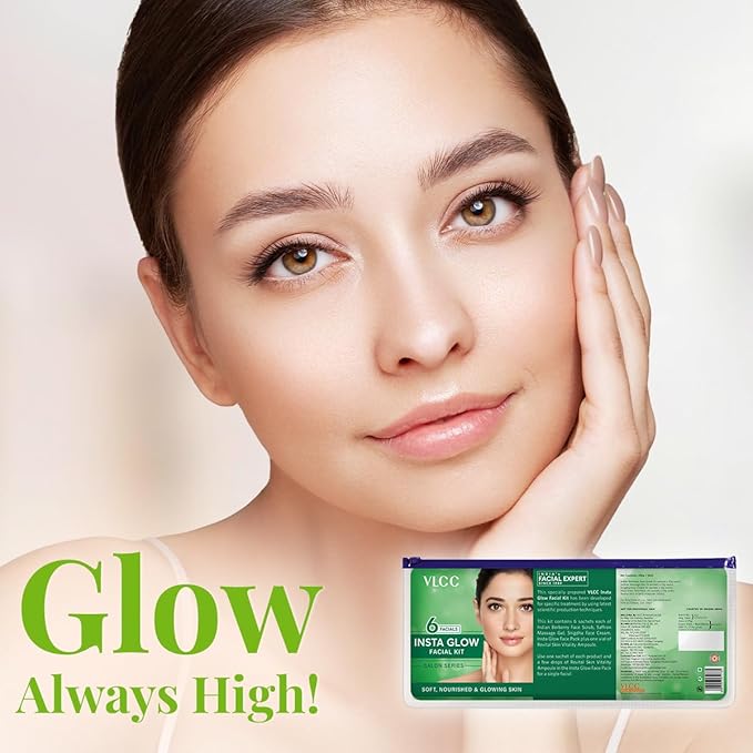 VLCC Salon Series Instaglow Facial Kit (6 Facials)(240gm+12ml)