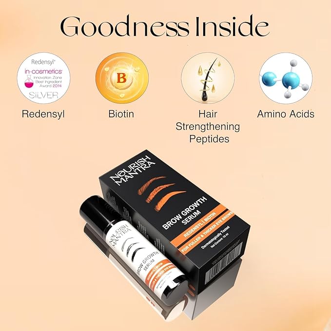 Nourish Mantra Eyebrow Growth Serum 10 ml and Hair Finishing Stick