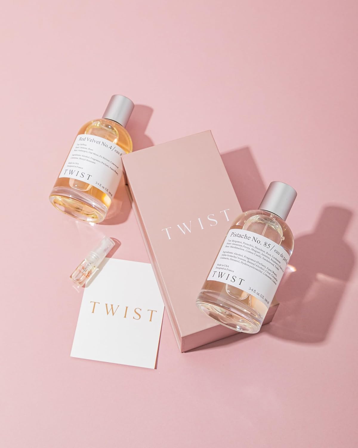 Twist Rio De Janeiro No. 95 Inspired by S. D. Janeiro's 62 Pistachio & Salted Caramel, Long Lasting Perfume For Women, Paraben Free, Vegan, Clean Ingredients, Fragrance - Spray 100 ml | 3.4 fl. oz.