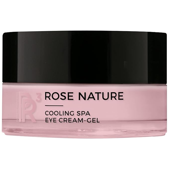 ANNEMARIE BÖRLIND ROSE NATURE Cooling Spa Eye Cream-Gel (0.50 Fl Oz) - Plumps up wrinkles caused by tiredness, PR3 rose complex reduces the effects of blue light, vegan