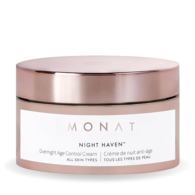 Monat Night Haven Crème – Intensive Hydrating Moisturizer for Face – Nighttime Repair Cream for Plump & Youthful Skin – Anti Aging Night Cream – Natural Night Cream with Shea Butter & Avocado Oil