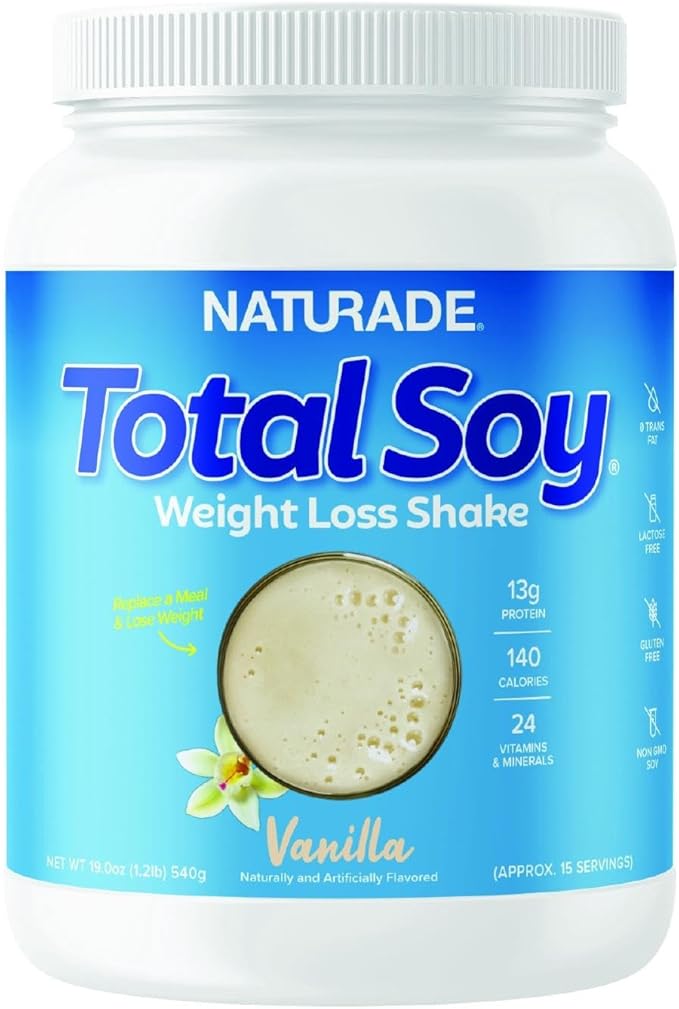 Naturade Total Soy Protein Powder 13g Protein 140Cal per (15 Servings)