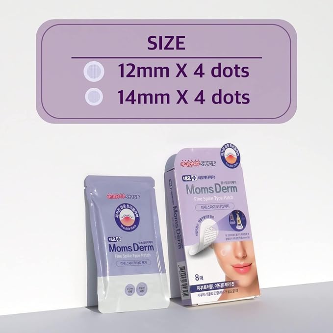 Micro dot-style Blemish Pimple Patch 8 Ct - Invisible Acne Zit Patch Centella Asiatica Hyaluronic Acid for Face Blackhead Dark Spot Facial Skin Care Products