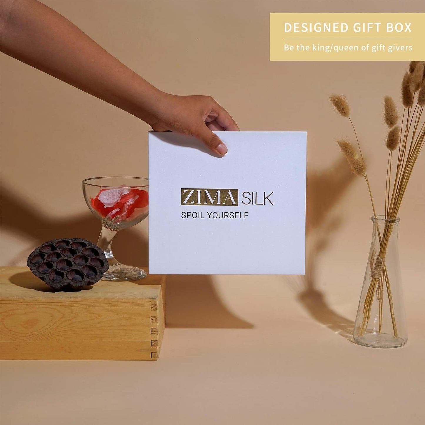 ZIMASILK 100% 22 Momme Mulberry Silk Bonnet for Sleeping Women, Breathable Silk Hair Wrap for Premium Hair Protection - Reducing Friction (1Pc, Turquoise)