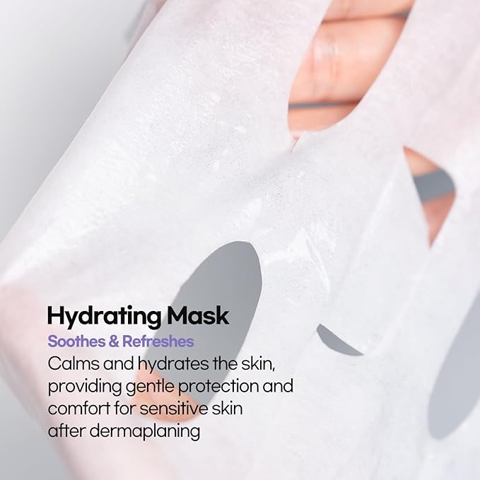 Tinkle Complete Safe Dermaplane Starter Kit (Pack of 6 Razors), Cleanser, Multi-Balm, Dermaplane Tool, Toner, Hydrating Mask & Serum, Peach Fuzz Removal