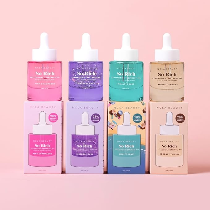 NCLA - So Rich Revitalizing Treatment Oil | Nutrient-Rich, Hydrating, Calming, Moisturizing | Multi-Purpose, Safe for Daily Use | Cruelty-Free, Vegan (Coconut Vanilla) 30 mL / 1 fl oz