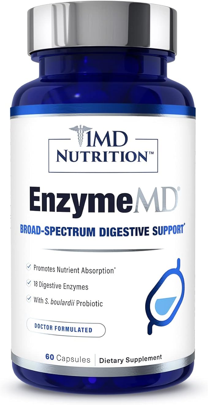 1MD Nutrition EnzymeMD 18 Plant-Based 60 Capsules