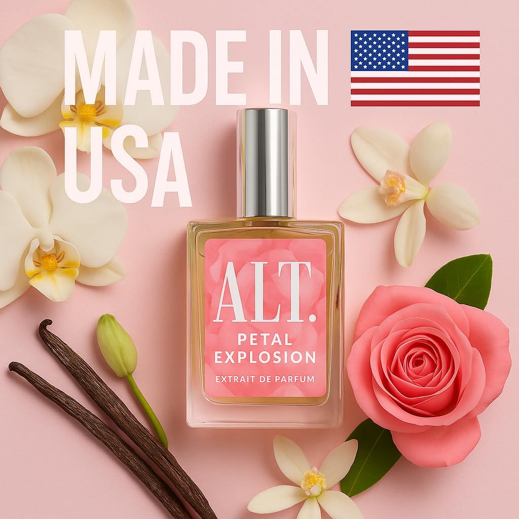 ALT. FRAGRANCES Petal Explosion 100ml Extrait de Parfum Long Lasting Women’s Fragrance, Floral Signature Scent, Inspired by Flowerbomb Perfume