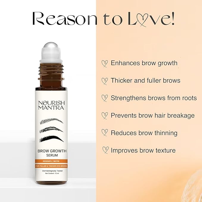 Nourish Mantra Eyebrow Growth Serum 10 ml and Hair Finishing Stick