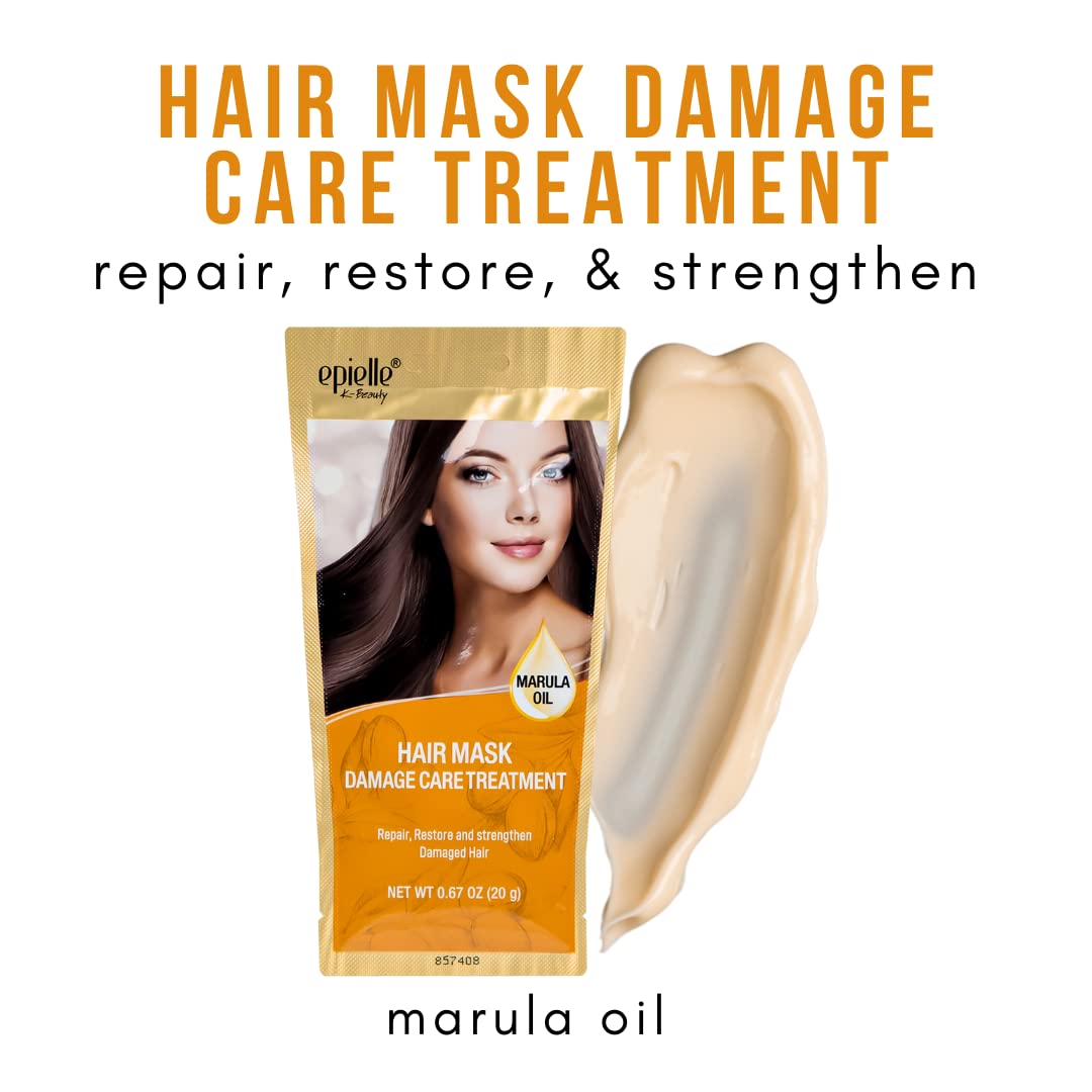 Epielle Mani-Pedi Care Kit, 6 Pampering Spa Essentials, Nail Buffing, Exfoliating, Repairing & Softening, Hand and Foot Care, At-Home Spa Kit, Self Care Gifts for Women, Korean Skin Care Set