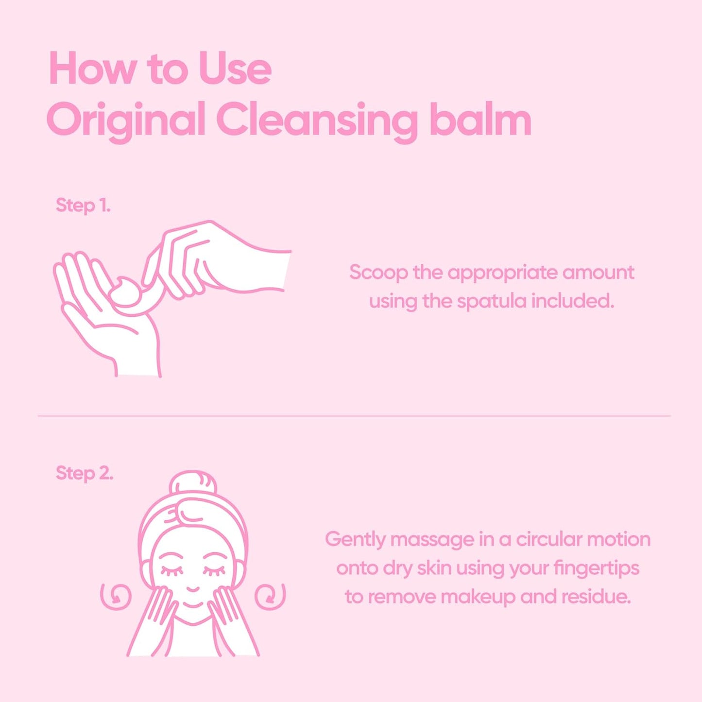 BANILA CO Clean It Zero Original Cleansing Balm Duo | Big Size 180ml + Travel Size 50ml | Korean Makeup Remover & Facial Cleanser | Vegan, Acerola Berry & Vitamin C