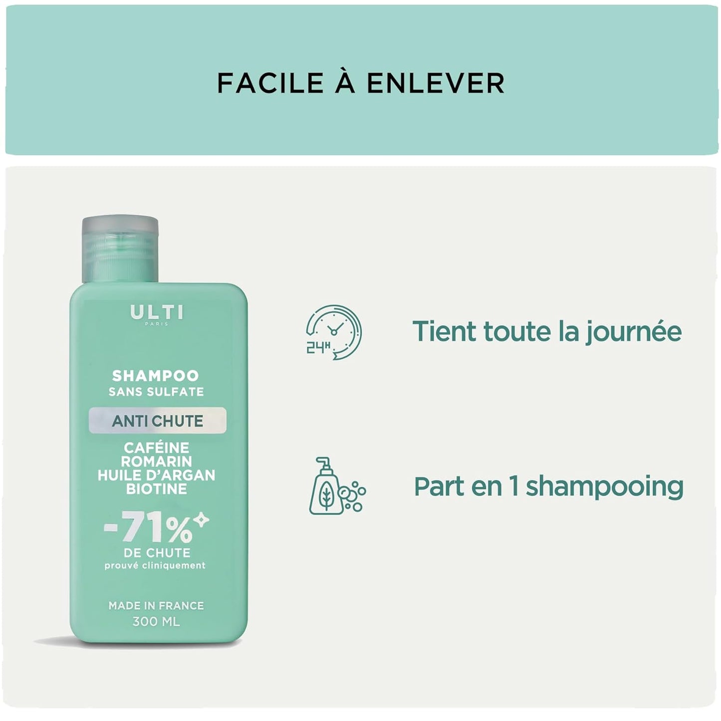 Hair fibers (25g) for thinning hair - Hair Thickening - Instant Full Hair, 100% Natural - Premium french formula - for Women & Men - Hair Powder (Auburn)