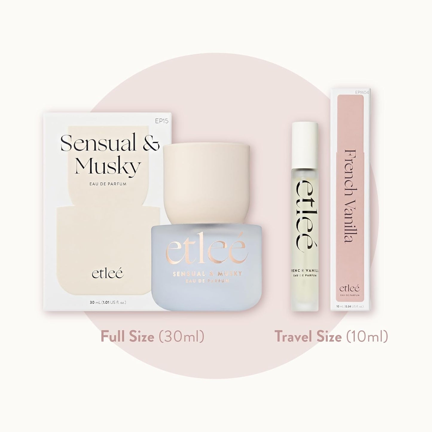 Sensual & Musky Eau de Parfum, Long Lasting Perfume 1.01oz Inspired by Gloss You+Jul Not a Perfume, Oriental Vanilla Notes With Ambroxan, Iris, Musk & Pepper, Luxury Fragrance for Women & Men