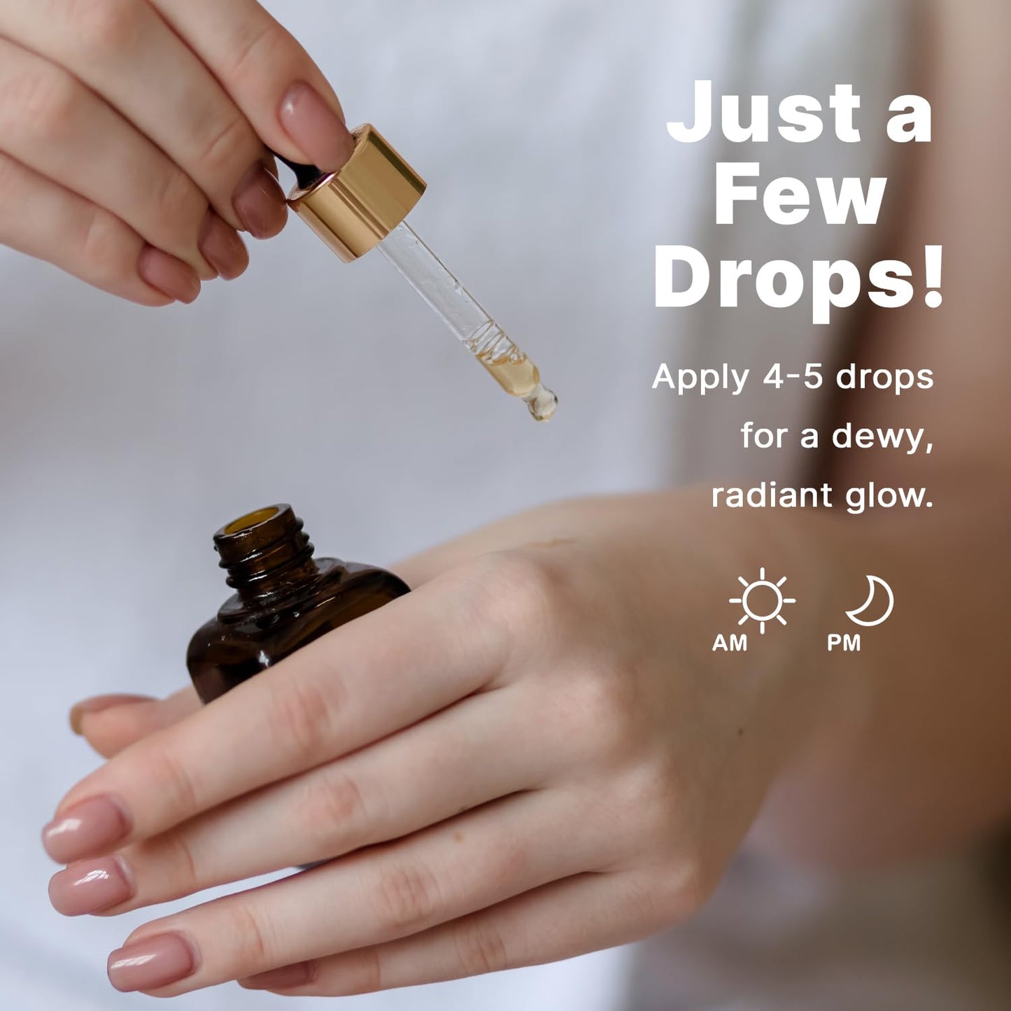 USDA Organic Face Oil – USA Made with Natural Ingredients, Brightens & Smooths Fine Lines & Wrinkles, Non-comedogenic Lightweight Facial Oil for Dry & Sensitive Skin with Moringa, Jojoba & Argan Oils