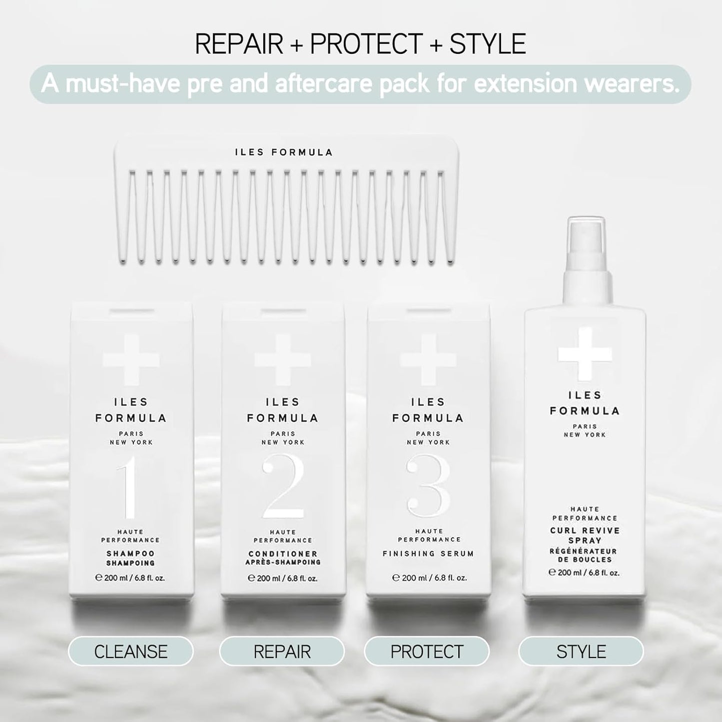 ILES FORMULA Curl Revive Spray – Leave-In Styling Serum, Defines Curls, Anti-Frizz & Anti-Humidity, Heat & Color Protection with Silk Extract, Macroloba Seed & Coconut Alkanes, 6.8 Fl Oz (200 ML)