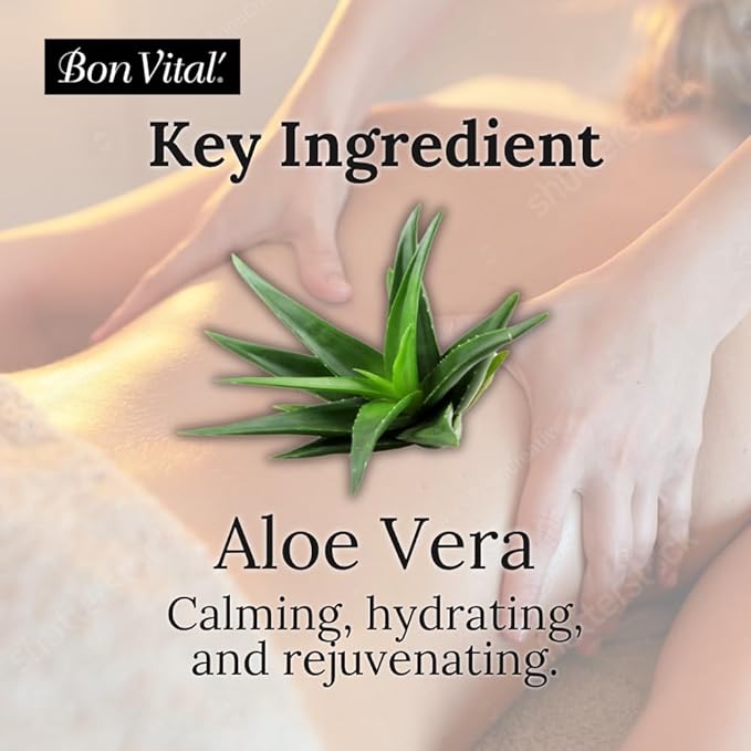 Bon Vital' Original Massage Oil for a Versatile Massage Foundation to Relax Sore Muscles and Repair Dry Skin, Best Massage Oil on Market, Unbeatable Consistency and Quality, 5 Gal, Label may Vary