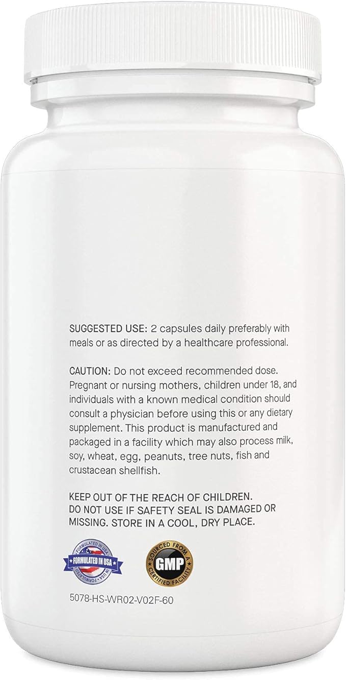 Healthy Skin Anti-Aging Supplement w/Hyaluronic Acid, Trans Resveratrol, Collagen & Alpha Lipoic Acid – Anti Wrinkles Supplement Protects, Rejuvenates & Increases Skin Elasticity (60 Capsules)