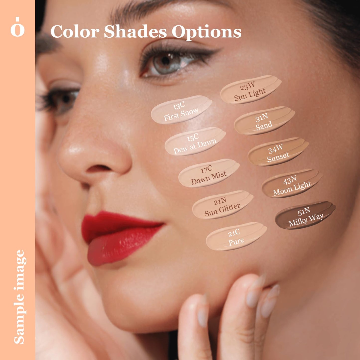 Skin Barrier Glow Cover Cushion, All-day Coverage, Glow Finish, Lightweight, Skincare-Like Texture, Non-cakey Makeup, Korean Cushion Foundation (#15C Dew at Dawn, 0.15 oz)